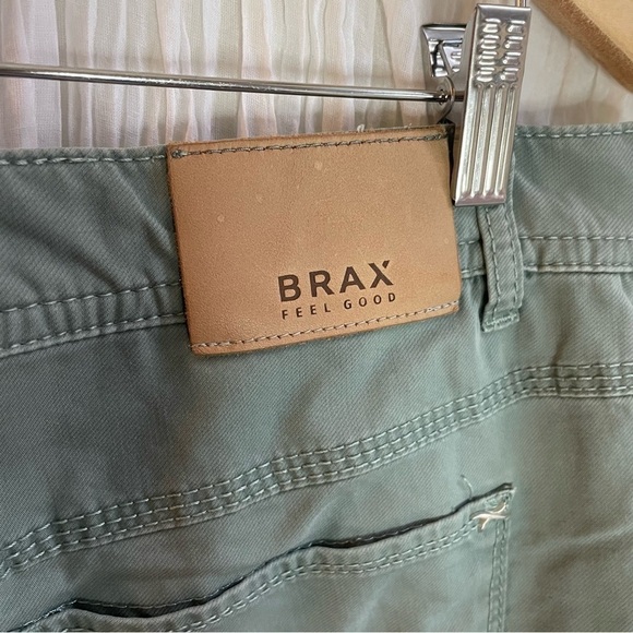 BRAX Cooper Fancy Regular Pale Green Pants, 38/32 - Picture 8 of 13